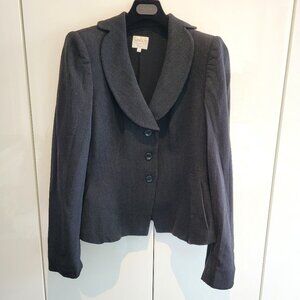 Armani Collezioni Black Wool Blazer Size 12